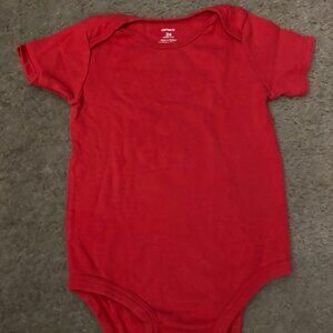 Carter's Red onesie, Size 24 Months